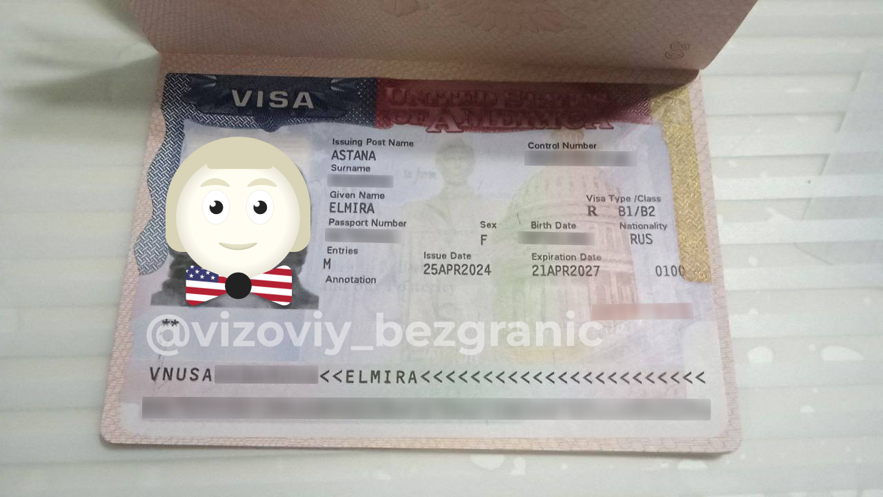 отзыв Виза США на 3 года